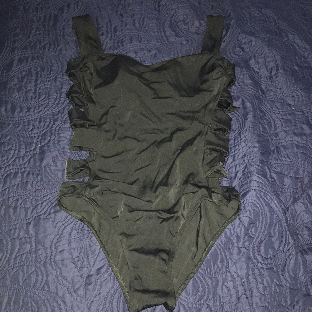 Black One-Piece Swimsuit